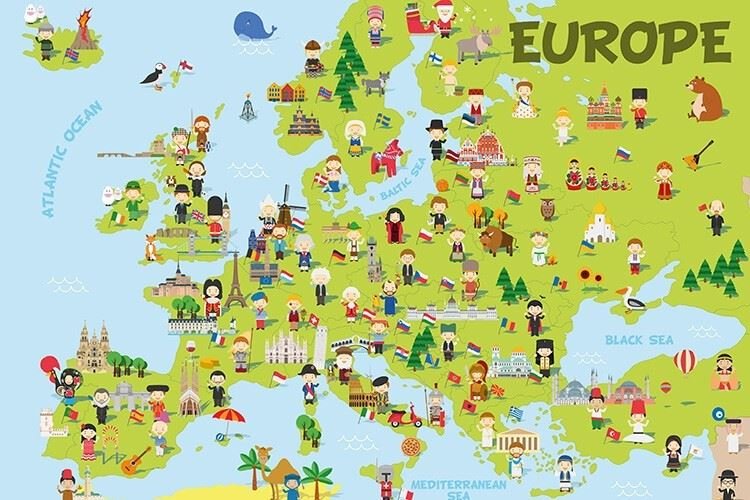 Podróż po Europie puzzle online