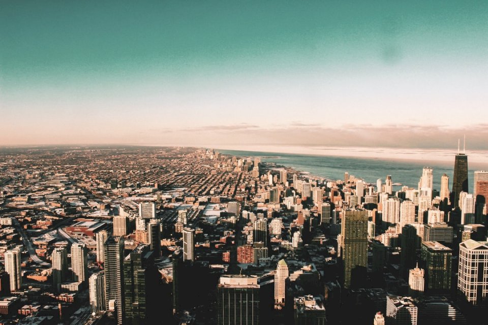 Chicago, Illinois # wieżowiec puzzle online