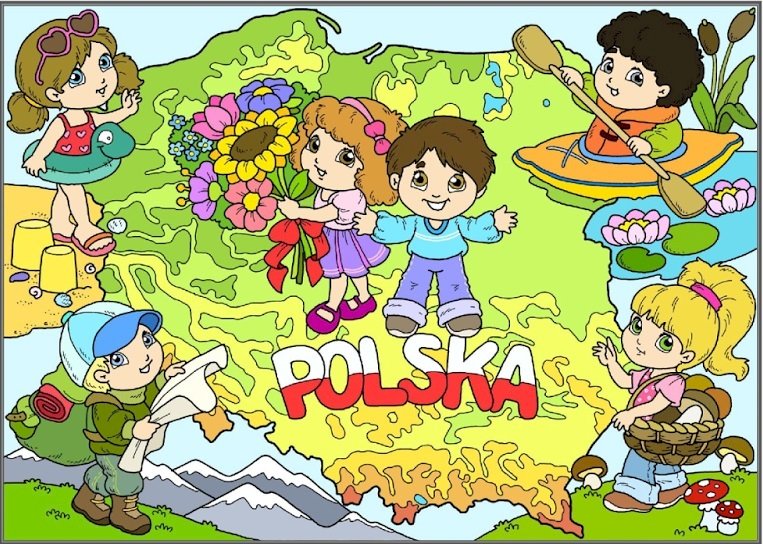 Puzzle mapa Polski puzzle online