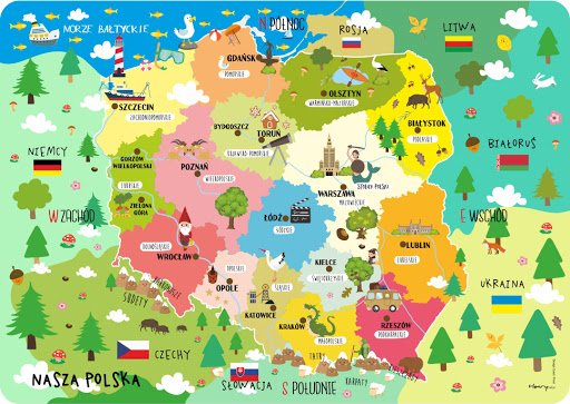 Carte de la Pologne puzzle
