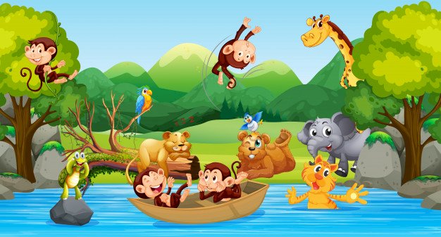 Dżungla dla przedszkolaków puzzle online