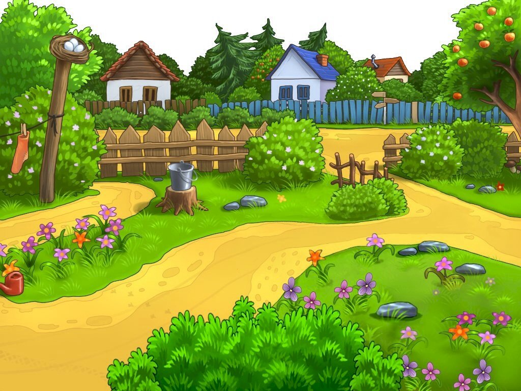Ogród wiejski puzzle online