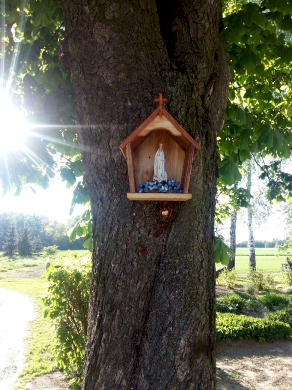 Mary's shrine on the tree puzzle