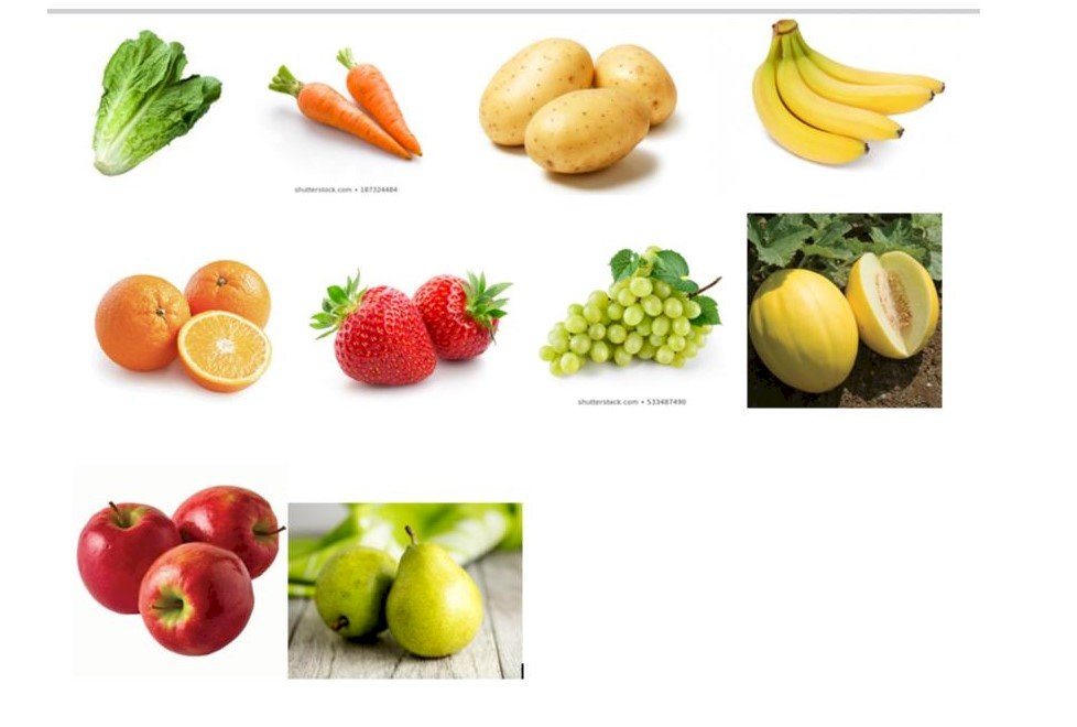 owoce i warzywa puzzle online