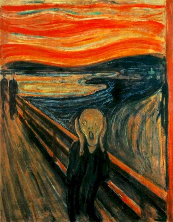 Edvard Munch - Krzyk puzzle online