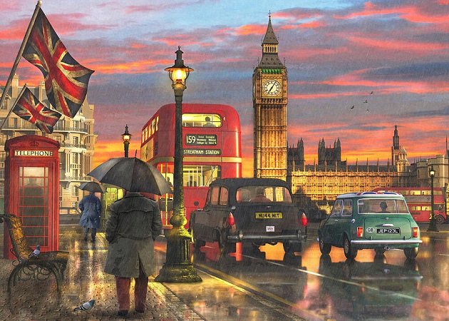 Londyński krajobraz. puzzle online