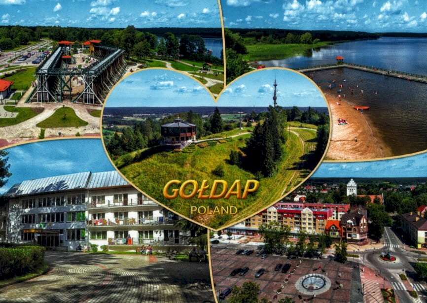 piękne miasto Gołdap puzzle online