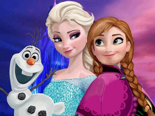 Elsa i Anna puzzle online