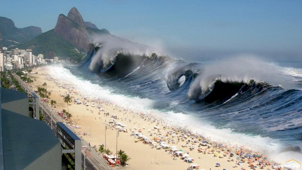 Tsunami big wave puzzle