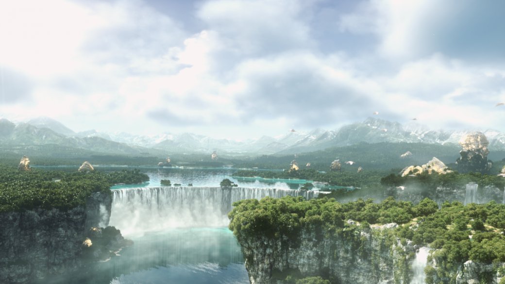 Piękny krajobraz fantasy puzzle online