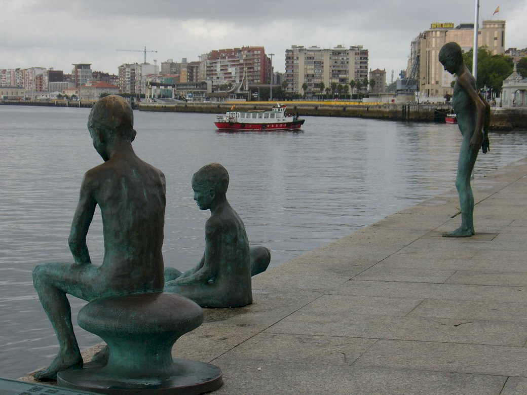 spacer po mieście Santander puzzle online