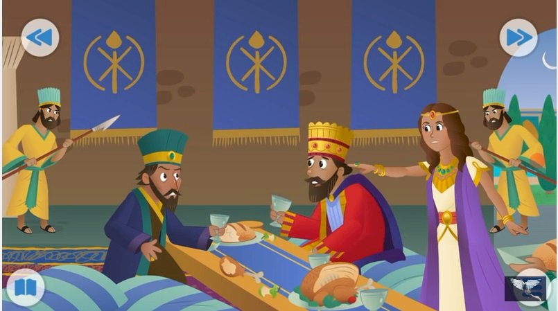 Estera, król i Haman puzzle online
