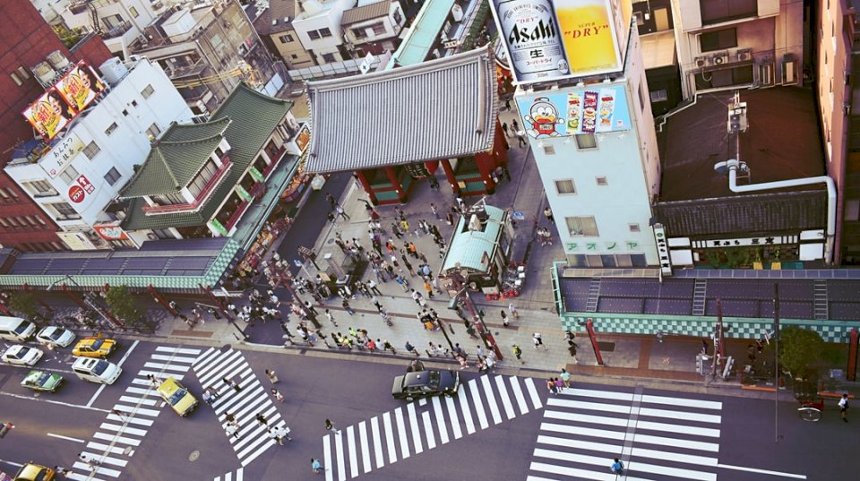 Życie uliczne Tokio puzzle online