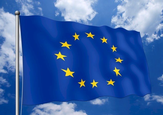 Vlag van de Europese Unie legpuzzel