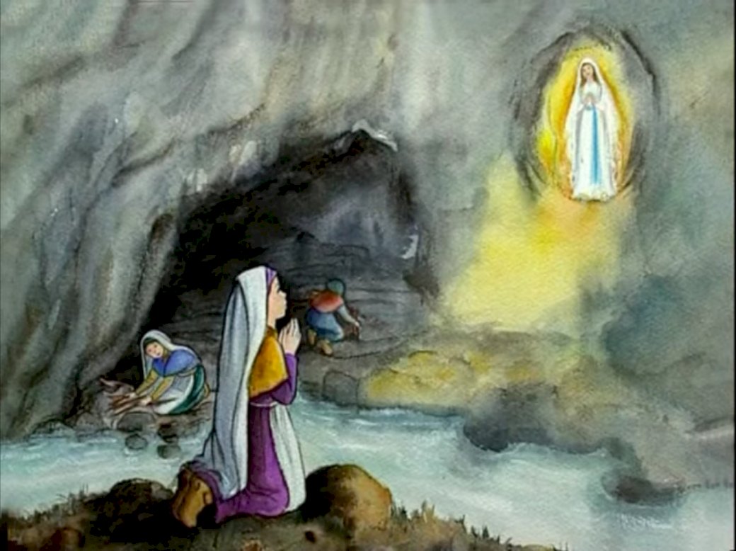 Objawienia Matki Bożej z Lourdes puzzle online