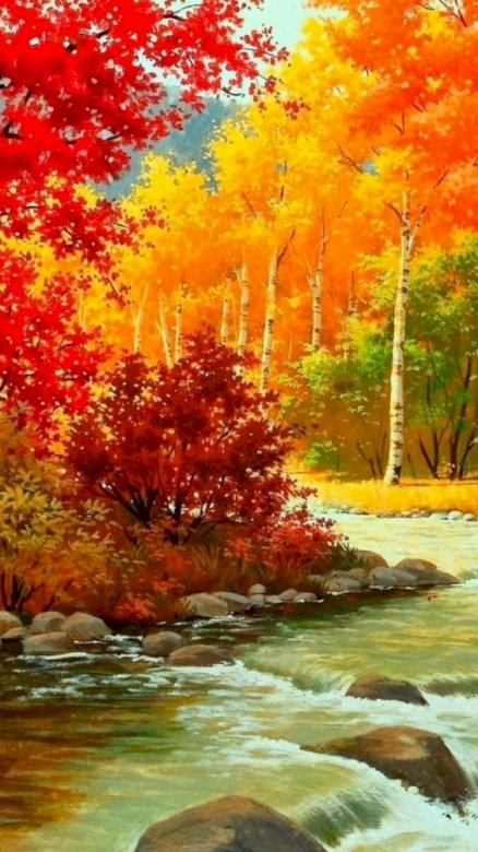Jesienny krajobraz puzzle online