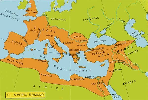 Terytorium Cesarstwa Rzymskiego puzzle online
