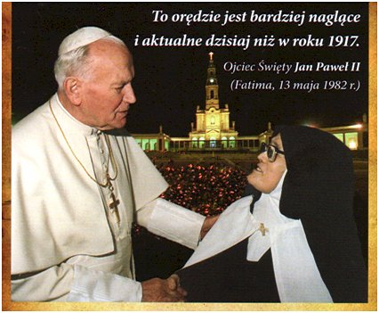 Jan Paweł II i s.Łucja puzzle online