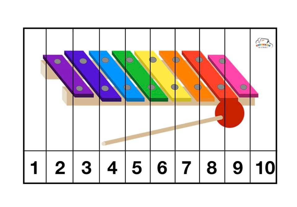 dzwonki chromatyczne puzzle online