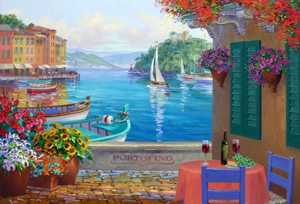 Vista en Portofino puzzle online