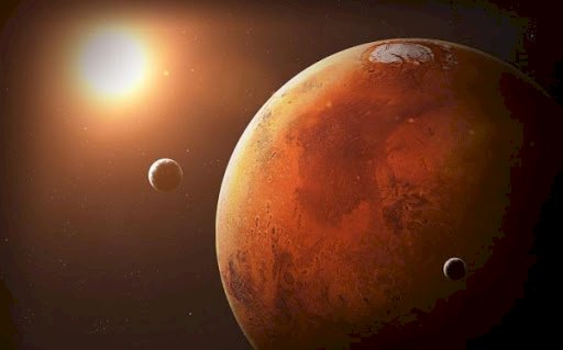 Mars czerwona planeta puzzle online