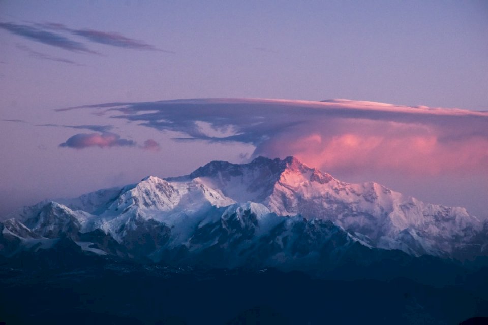 Szczyt Kanchenjunga - najwyższy puzzle online
