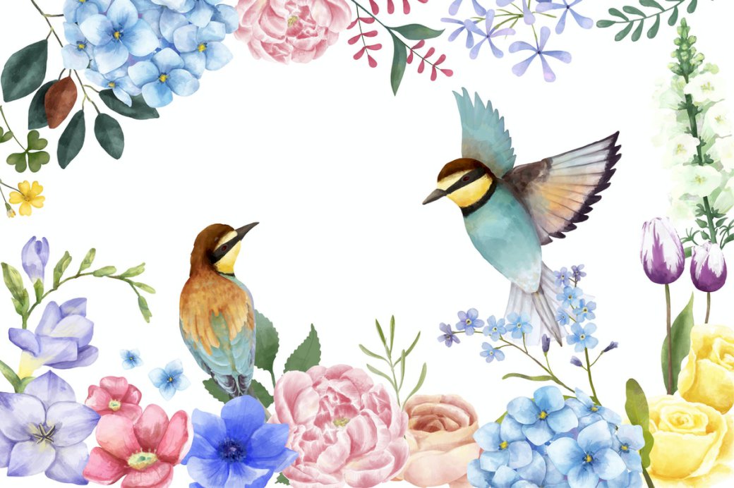 Malowane ptaki puzzle online