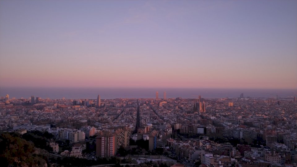 Krajobraz Barcelony puzzle online