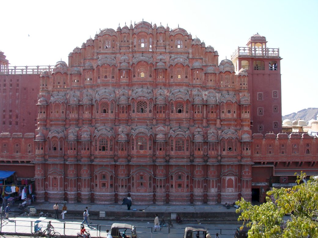 pałac wiatrów w jaipurze puzzle online
