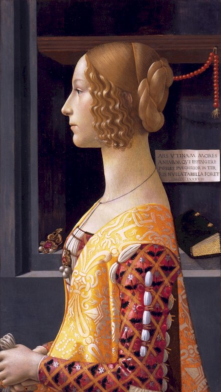 Portret Giovanny Tornabuoni (1488) puzzle online