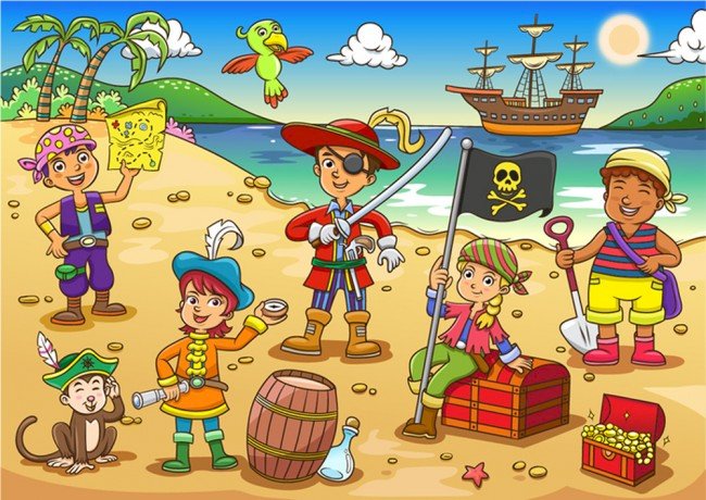 Piraci puzzle online