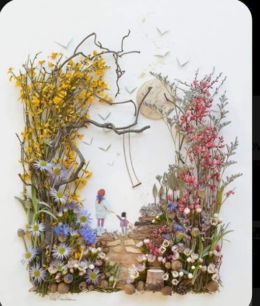 ogród z kwiatami puzzle online