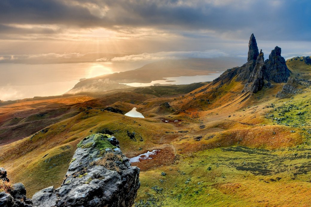 Szkocja - panorama puzzle online