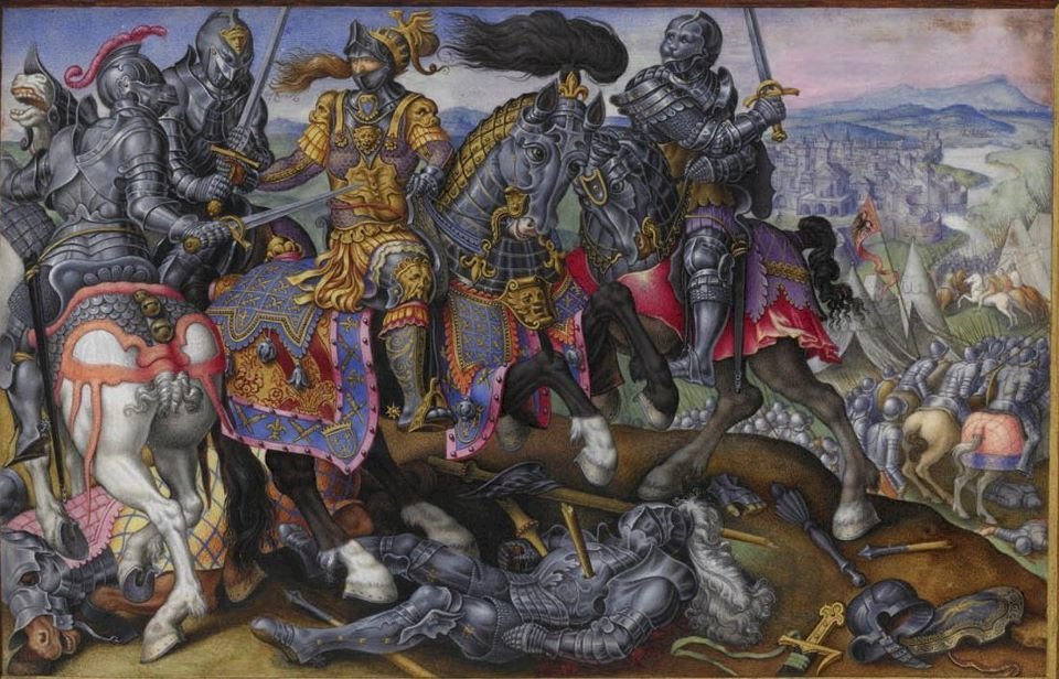 Schwytanie Franciszka I, bitwa pod Pawią, 1525 r puzzle online
