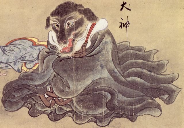 Japońska mitologia Inugami puzzle online