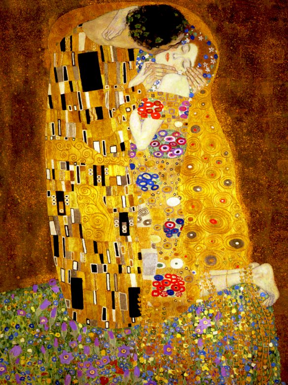Obraz Pocałunek Gustawa Klimta puzzle online
