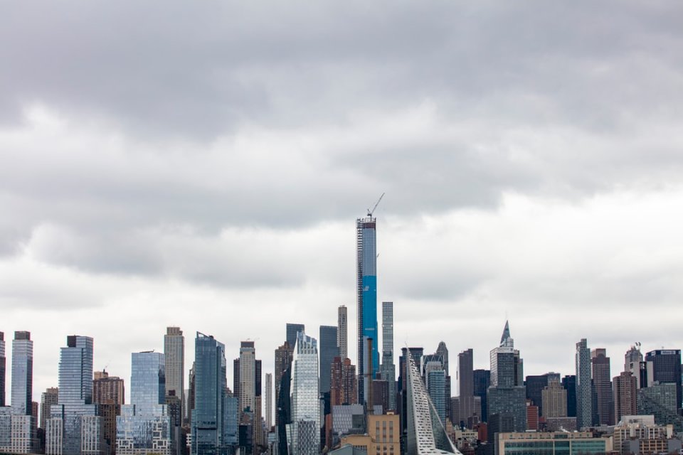 Panoramę Nowego Jorku w pochmurny dzień puzzle online