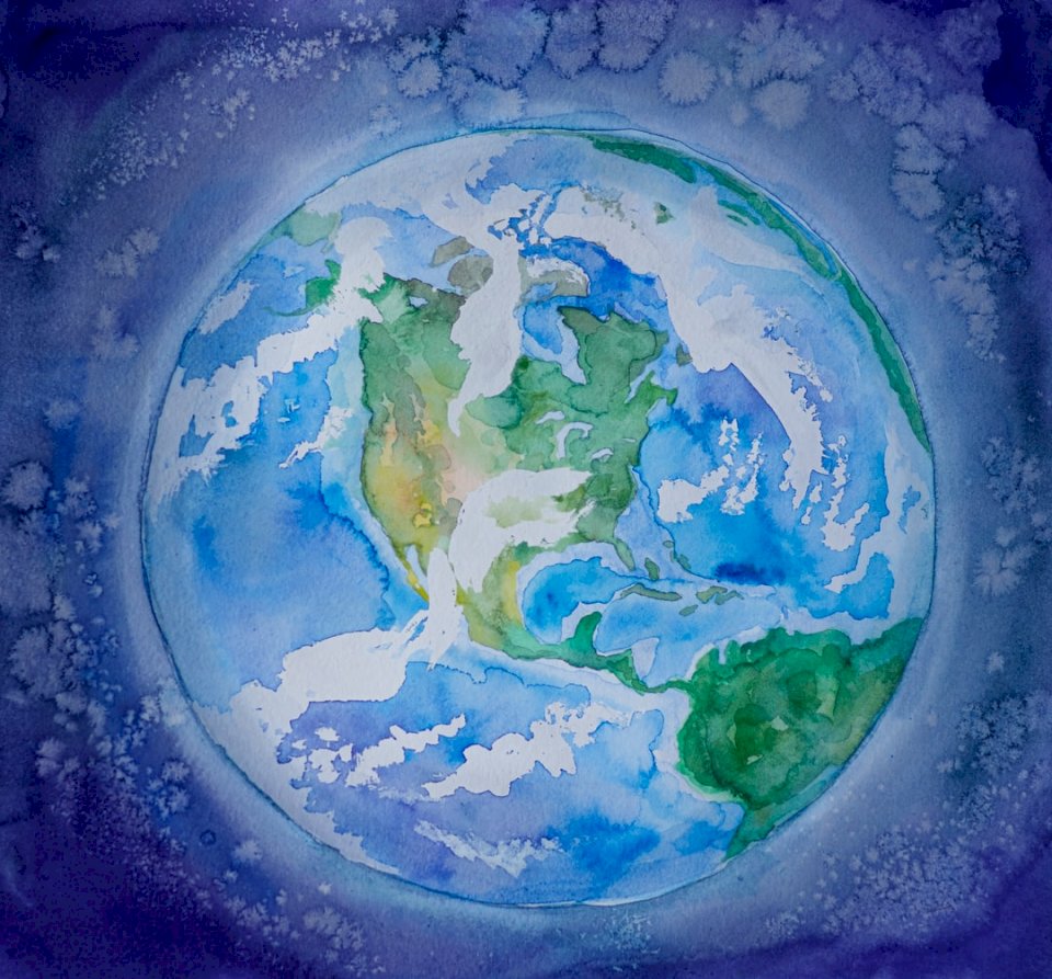 Planeta Ziemia (południe i północ puzzle online