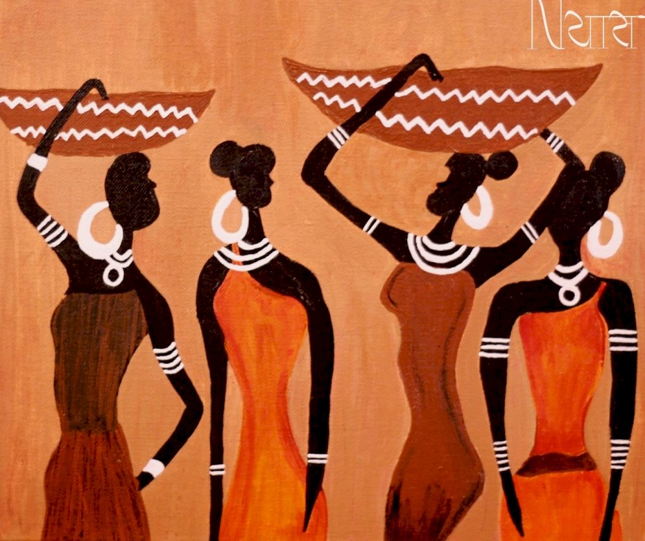 Tribal african art puzzle online