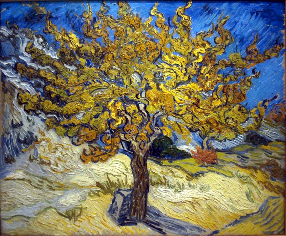 The Mulberry Tree by Vincent van Gogh puzzle online