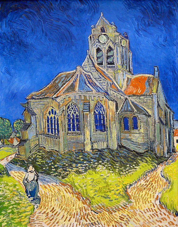 Van Gogh, Church at Auvers puzzle online