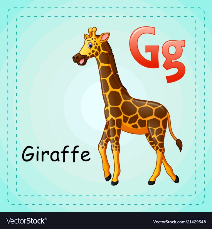 G jest dla żyrafy puzzle online