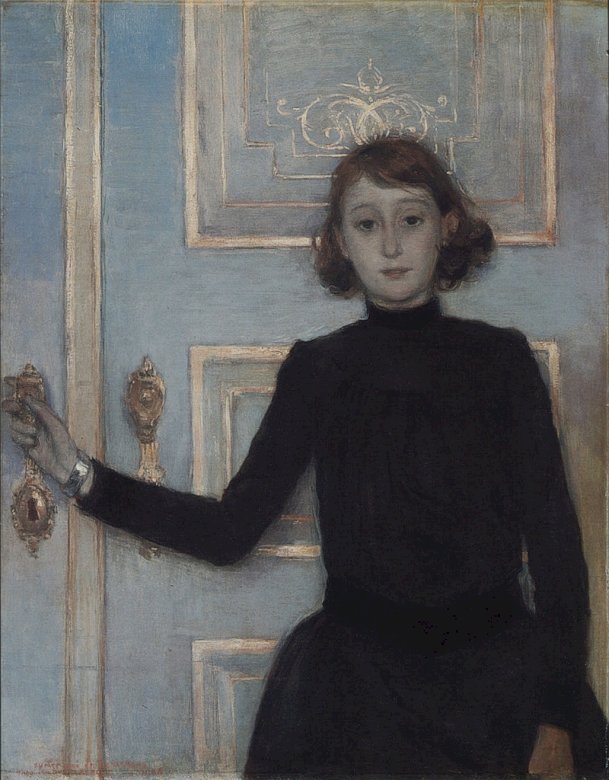 Portret Marguerite van Mons (1886) puzzle online