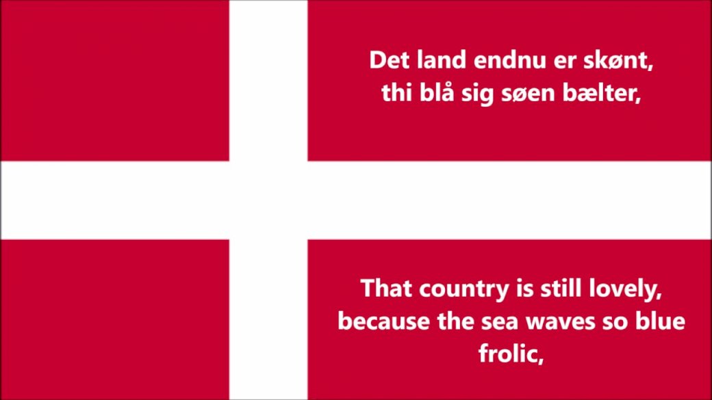 Hymn narodowy Danii puzzle online