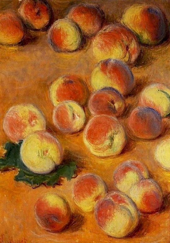 Brzoskwinie, Claude Monet puzzle online