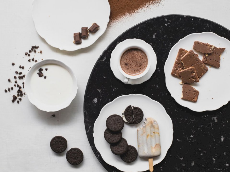 słodkie ciasteczko i czekolada puzzle online