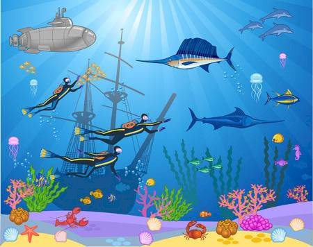 Podwodny świat. puzzle online