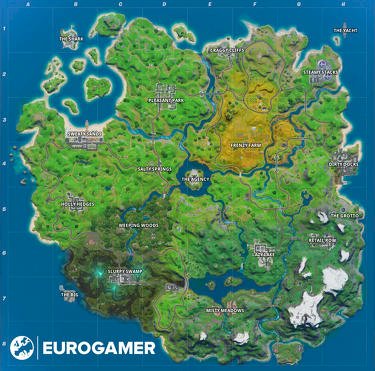 Fortnite Map Season 2 Rozdział 2 puzzle online