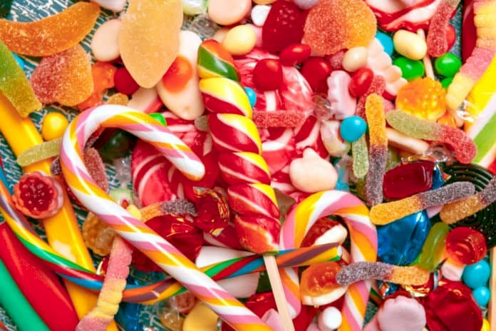 Słodycze i dobre cukierki Mamy puzzle online