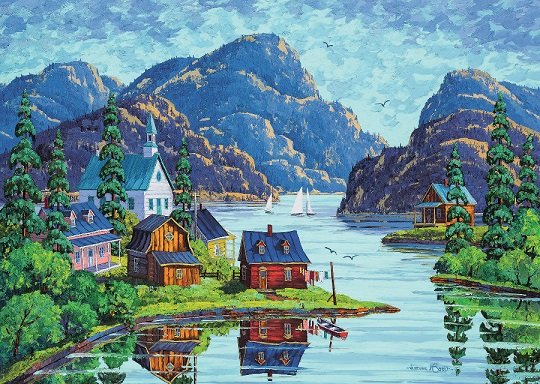Malowana Kanada. puzzle online